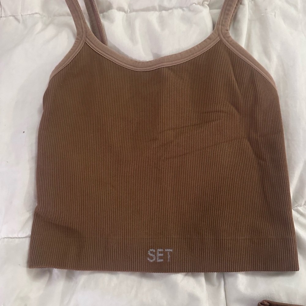 Set active brown workout set - Picture 4 of 6